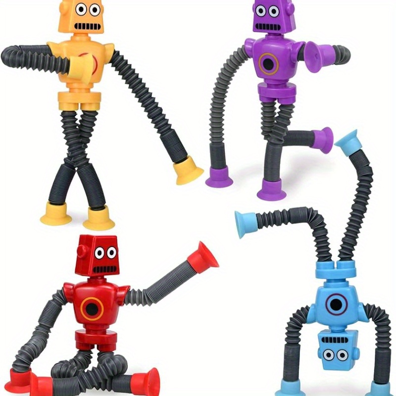 Action Figures Sucker Toys, Suction Figure Toy, Stick Bot Toys