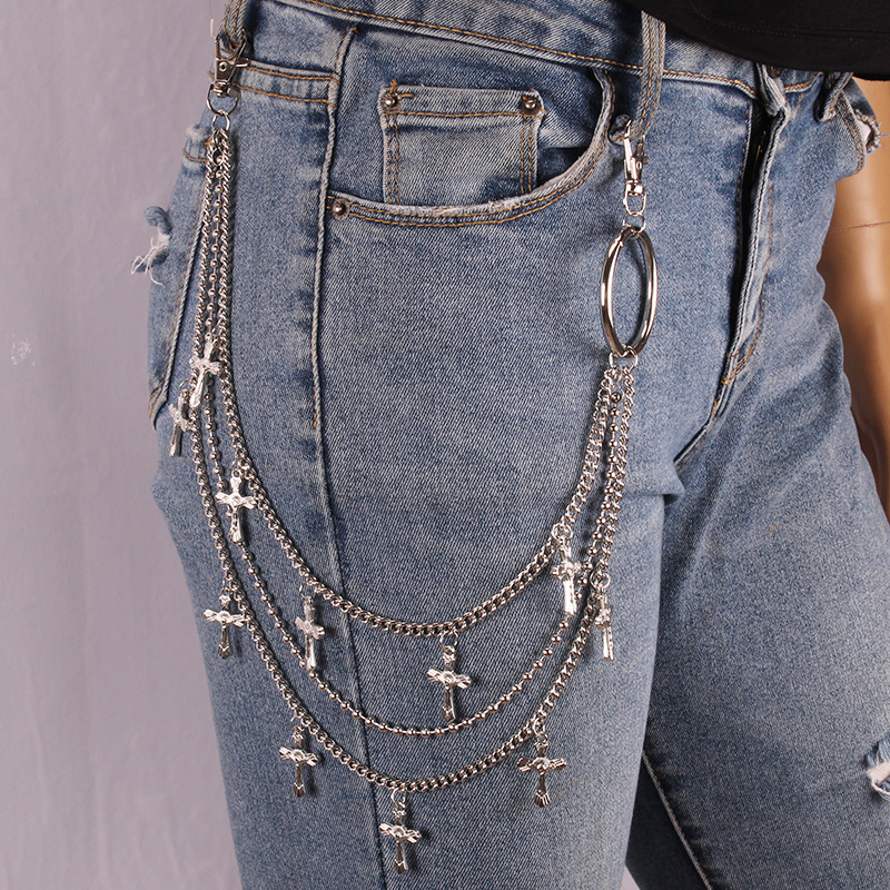 Angel Detail Pants Chain, Key Chain for Pants, Jeans Accessories, Jeans  Chain, Mens Pants Chain, Chain Belt, Pocket Chain for Trousers Gift -   Finland