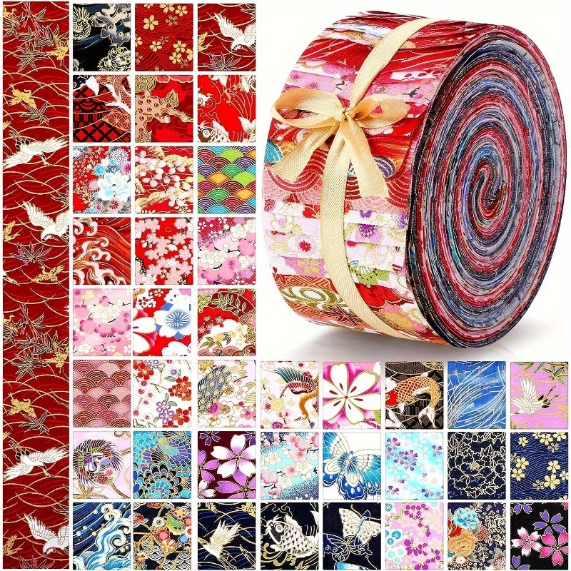 Jelly Rolls For Quilting Christmas Pattern jelly Roll Fabric - Temu