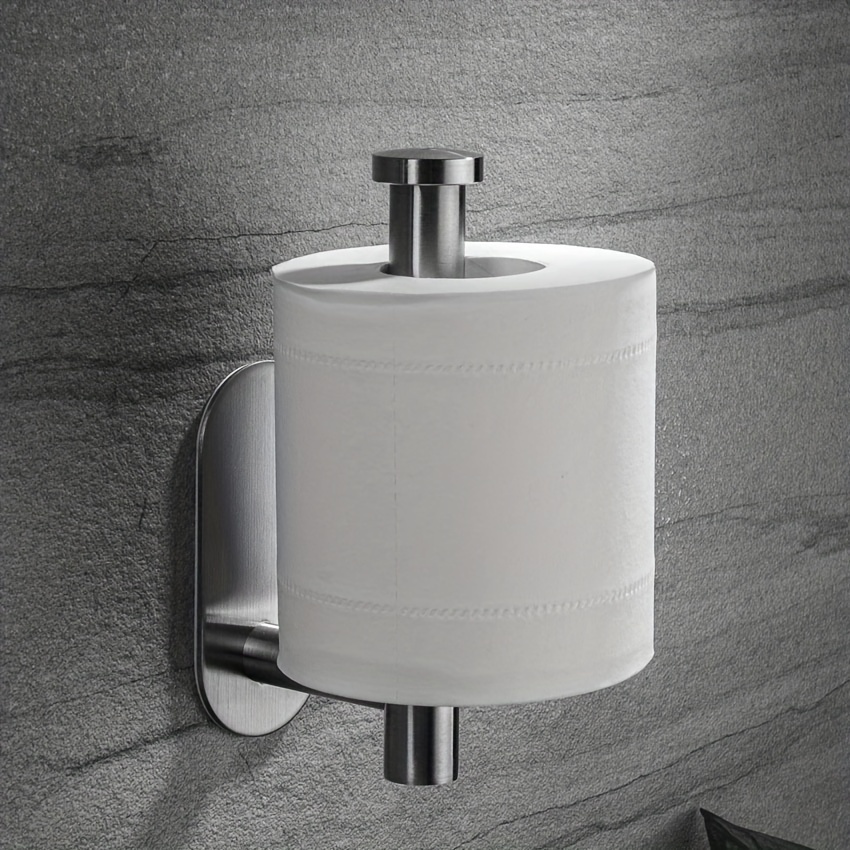 Space Aluminum Black And Gold Square Cabinet Kitchen Paper Towel Holder  Toilet Roll Holder Punch-Free Toilet Paper Holder