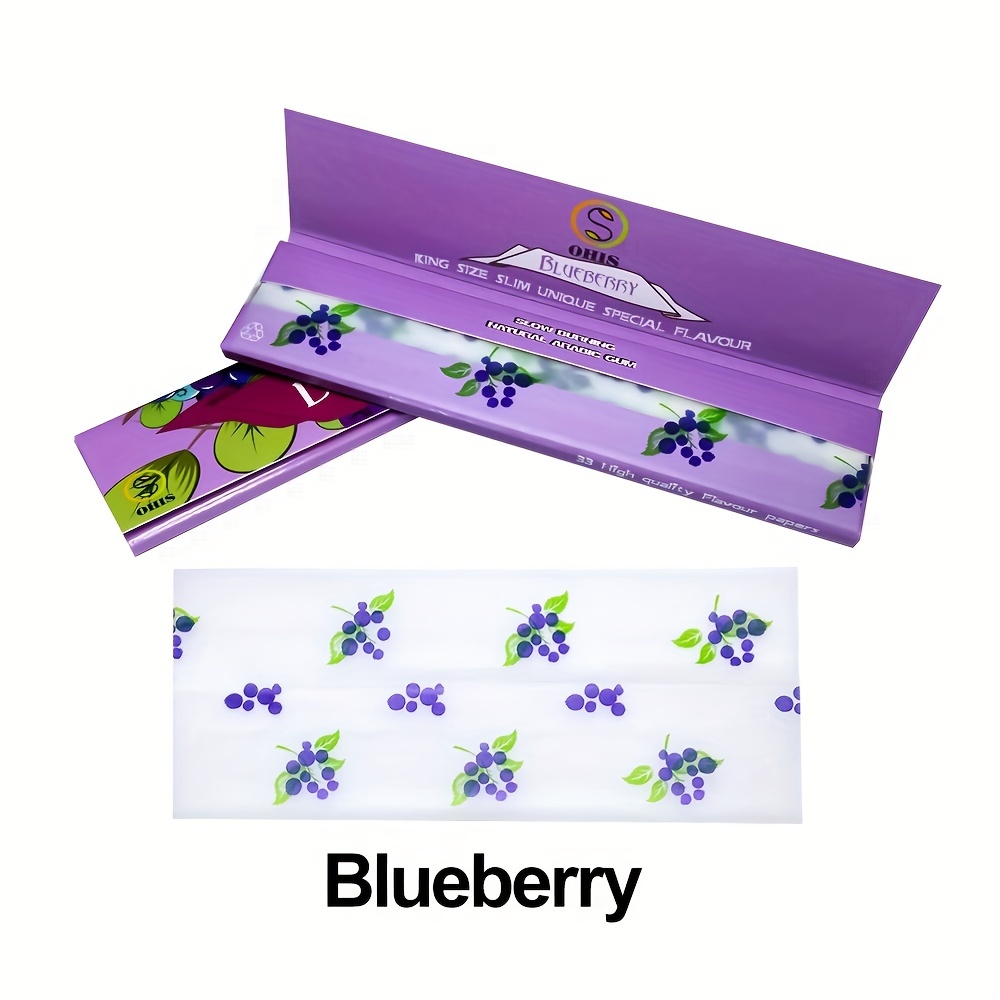 2/5booklets/ Rolling Paper Mixed Fruit Flavors Cigarette - Temu