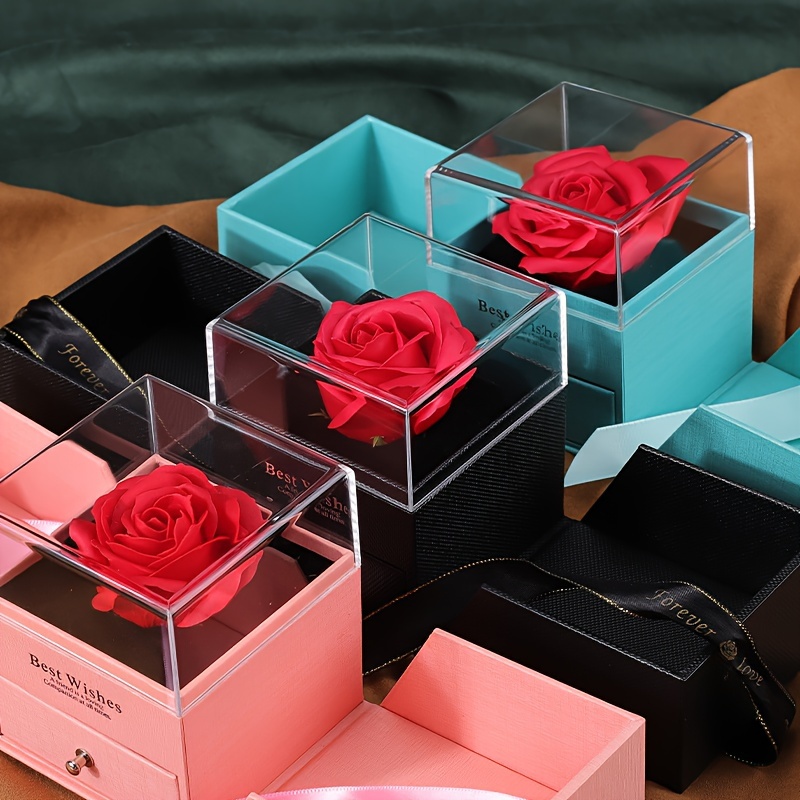 Eternal Rose Jewelry Box Eternal Rose Gift Box Tote Bag - Temu