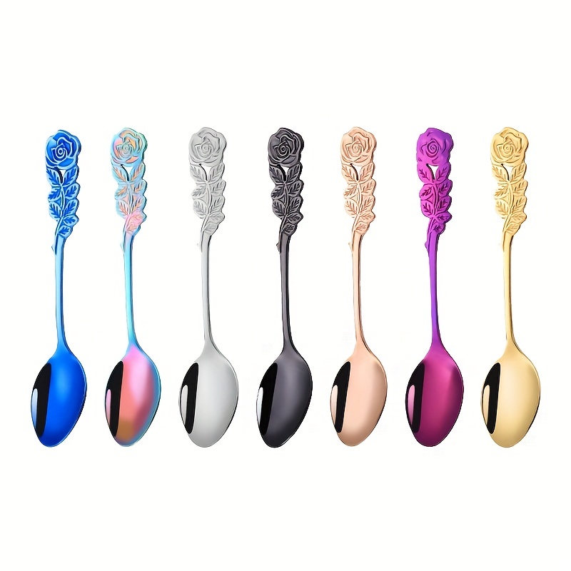 25 Pcs Mini Spoon Tiny Shovel Spoon Portable Scoop Pendant Tiny Powder  Spoons for Spices Salts Sand Spice Scoop