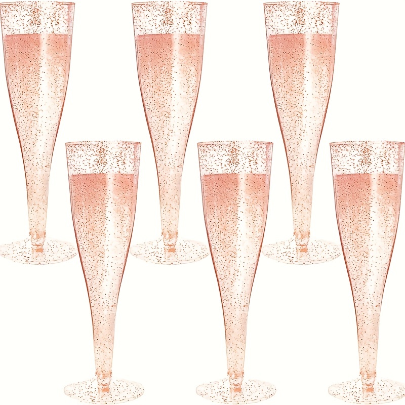 20pcs Bulk 6oz Wine Tumbler Mini Insulated Champagne Flutes