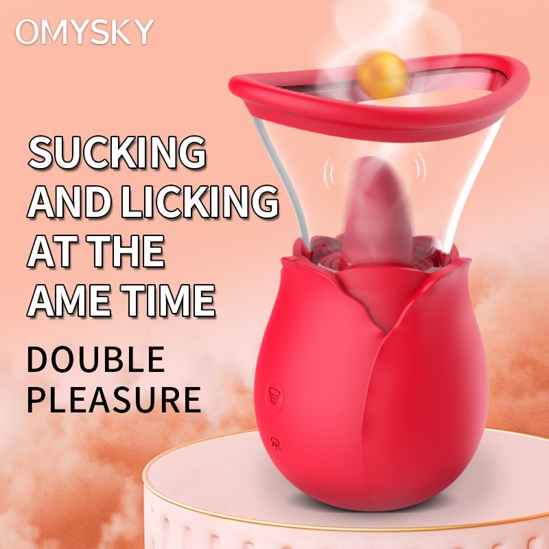 Adult Sex Toys Tongue Vibrator Rose Toy Rose Sex Stimulator - Temu France