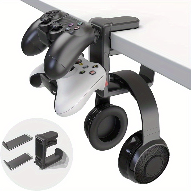 OAPRIRE Soporte universal de control de 3 niveles y soporte para  auriculares para Xbox ONE X Switch PS4 PS5 PC, soporte de controlador  accesorios de