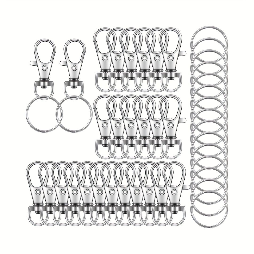 10 pièces coeur homard fermoir crochet pince boucle ressort Snap pour  bricolage porte-clés bijoux porte-anneau porte-clés faisant des fournitures  accessoires - Temu France