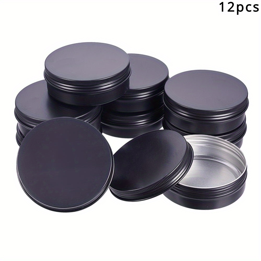 4 Ounce Aluminum Cans 120 mL Screw Lid Metal Storage Tins