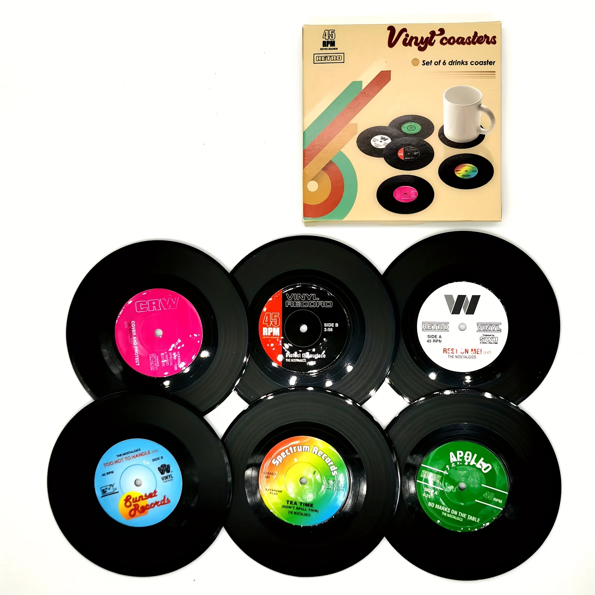 Coasters Vinyl - Temu