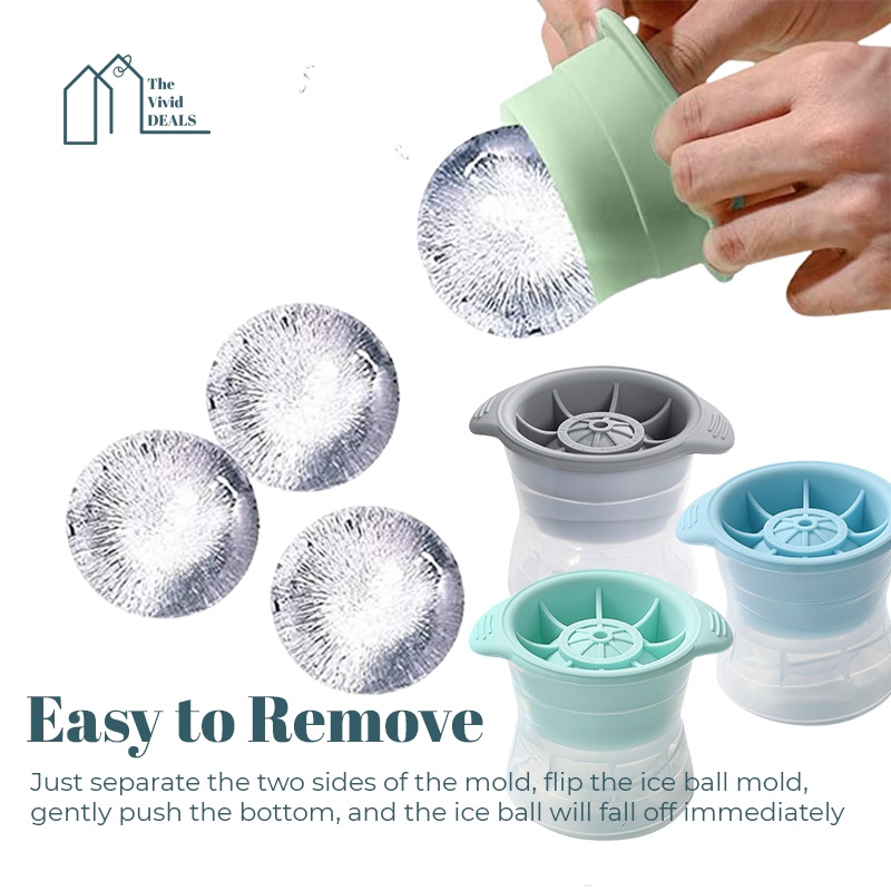  2 pcs Light Bulb Ice Molds Creative Ice Ball Maker with Mini  Funnels Silicone Ice Cube Mold 2.5 Inches Sphere Ice Mold DIY Round Ice  Molds Reusable Ice Ball Mold for