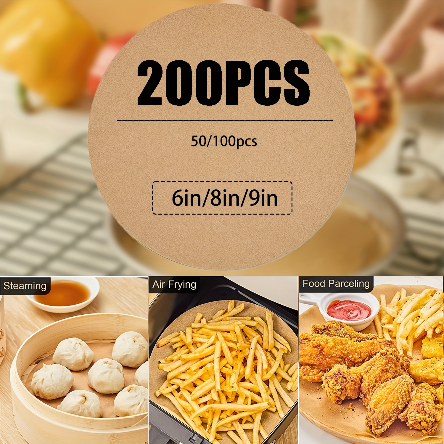 50/100/200 Pieces Parchment Paper Baking Sheets 9x13 Inches, Precut  Non-Stick Parchment Paper For Baking, Cooking, Grilling, Frying And  Steaming - Unbleached, Fit For Most Sheet Pans, Disposable Air Fryer  Liners, Non-stick Heat