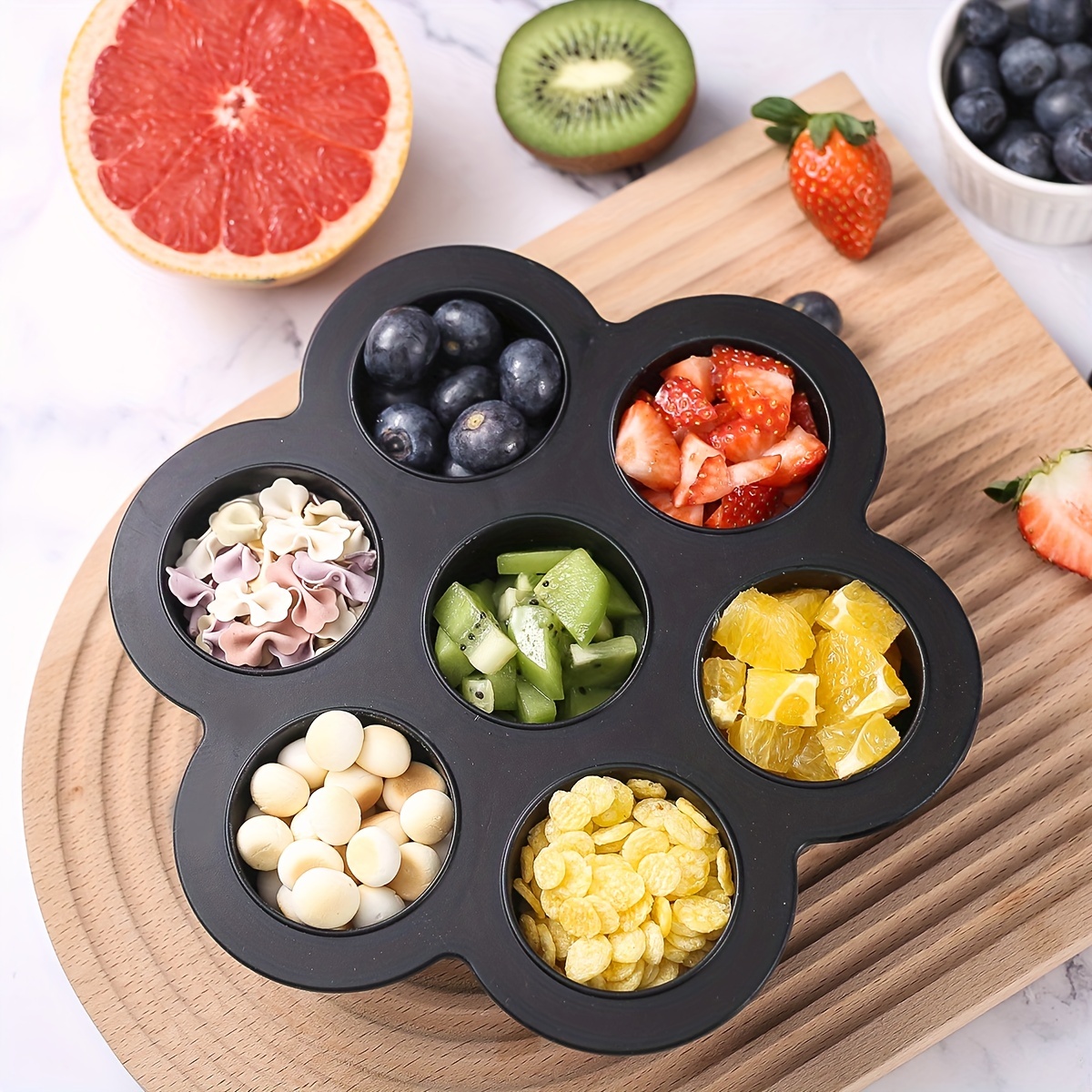 Muffin Pan Cupcake Tray 7 hole Cake Mold Air Fryer Silicone - Temu