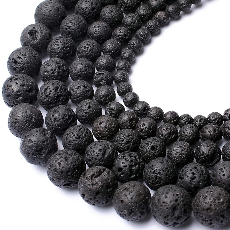 488pcs 6mm Volcanic Rock Beads 10 Colors Chakra Beads Energy Healing Lava  Beads Round Gemstone Loose Beads for Jewelry Making 