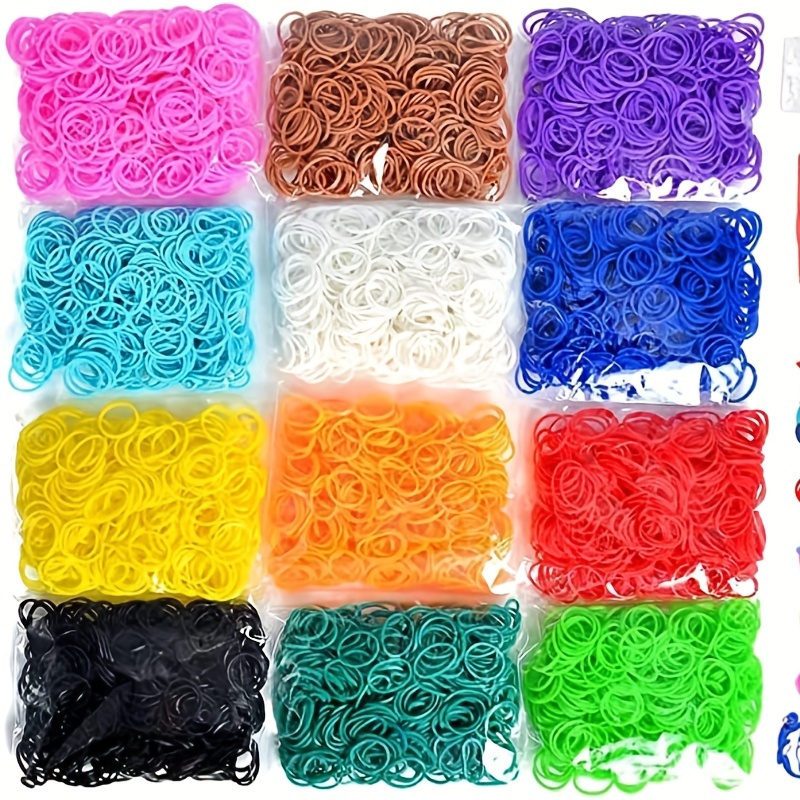 2000pcs/Set) S Clips or C-Clips For Loom Rubber Band Twist DIY Bracelet  Necklace Ring Christmas Gift - AliExpress