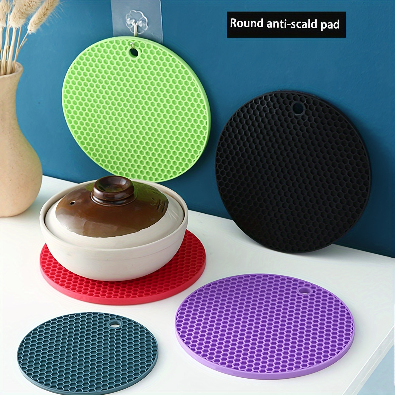 High Temperature Resistant Silicone Steamer Pad - Nonstick Round Cloth For  Outdoor And Home Kitchen Use - Temu