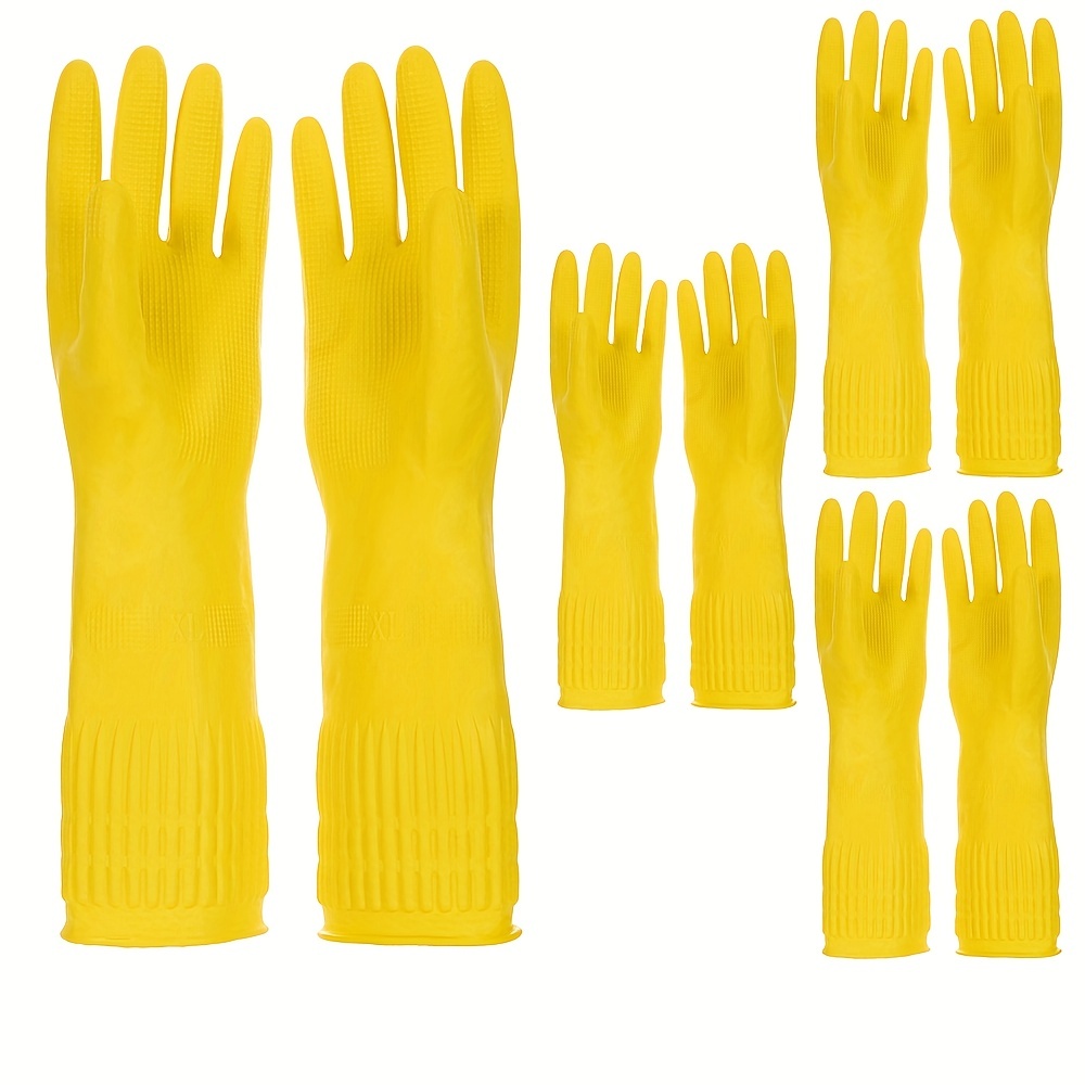 100Pcs Thicken Waterproof Non-slip Oil Resistant Disposable Black/Orange Nitrile  Gloves Kitchen Latex Safety Anti-static Gloves - AliExpress