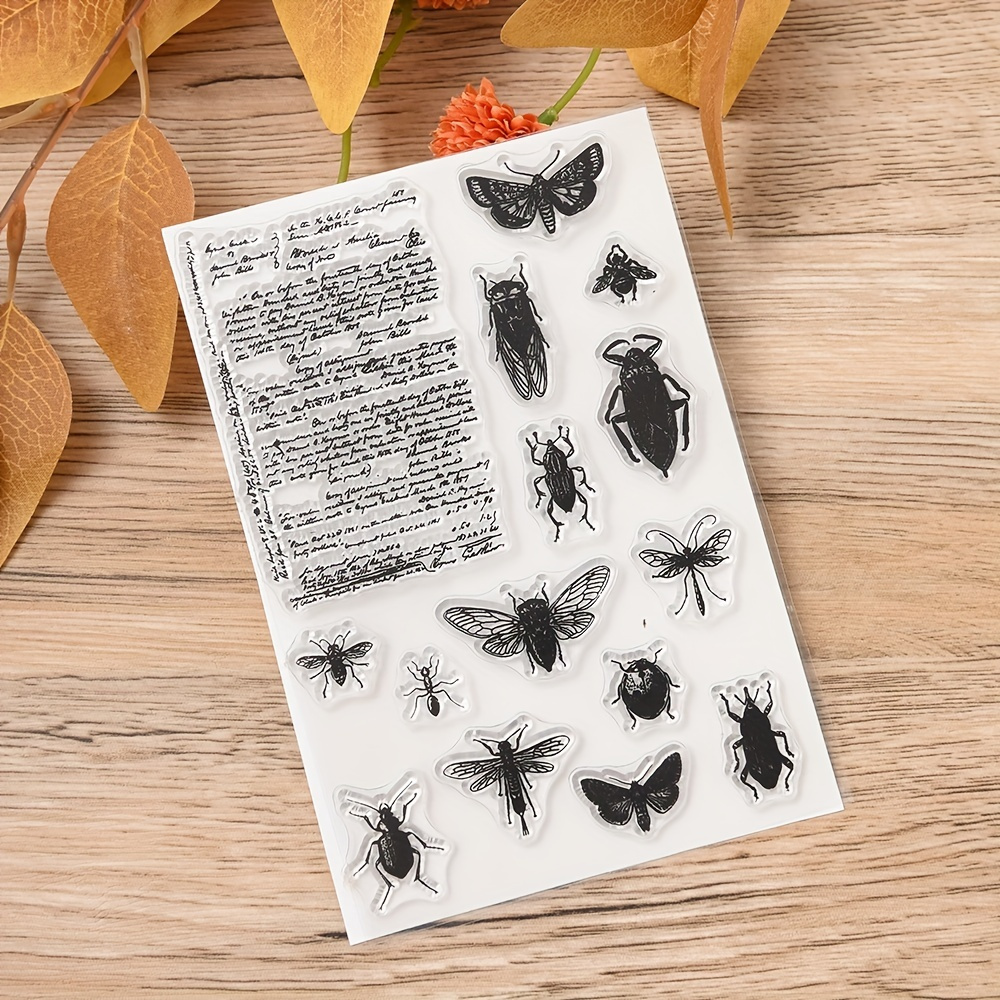 Cute Animal Little Bee Wooden Rubber Stamp Diy Scrapbooking - Temu