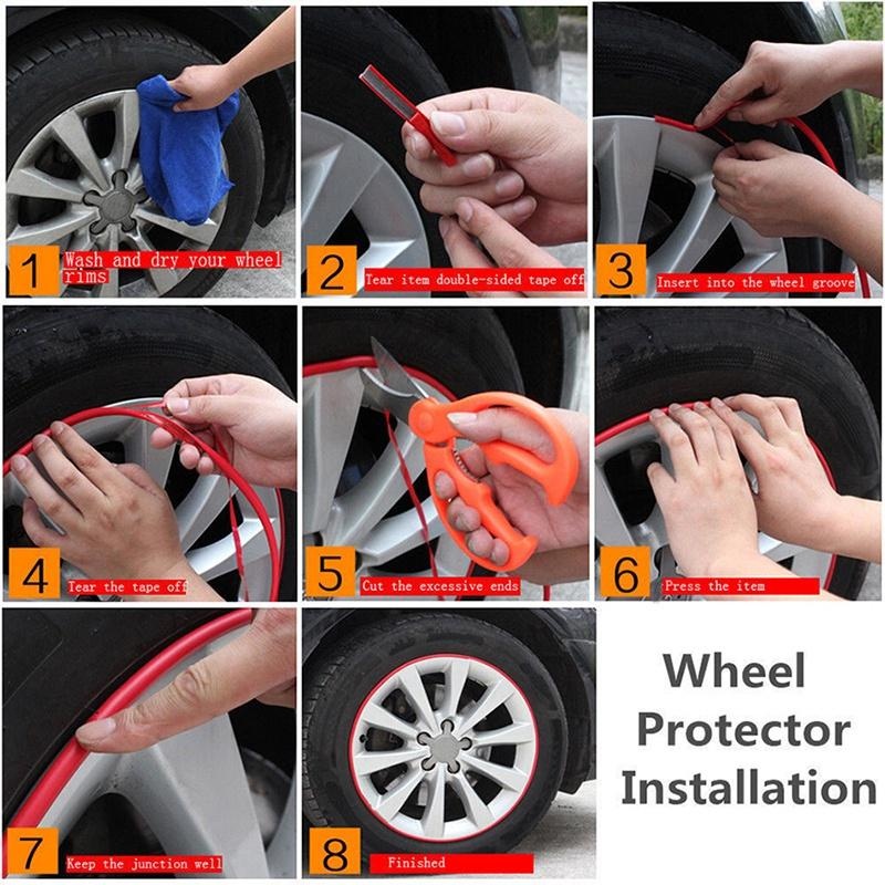 Wheel Scratch Repair Wheel Touch-Up Kit Car DIY Alloy Wheel Repair Adhesive  Kit General Purpose Black Paint Fix Tool For Auto - AliExpress