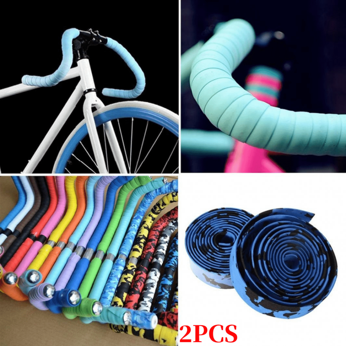 Bande Silicone Support Vélo VTT Sangles Bicyclettes Bandage
