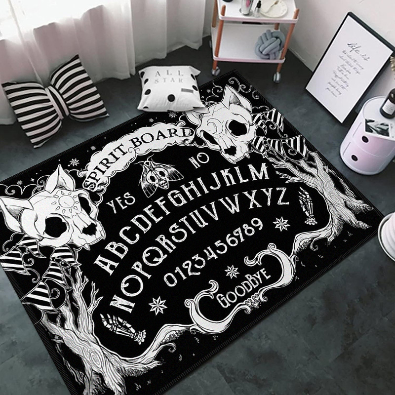 Dangerous Magical Game Ouija Board Pattern Area Rug Bedroom Living Room Kitchen  Rug Doormat Floor Mat Standing Mat Children Play Rug Carpet Bathroom – Yaxa  Store