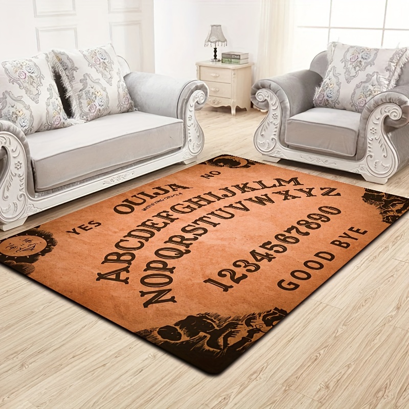 Dangerous Magical Game Ouija Board Pattern Area Rug For Bedroom Living Room  Kitchen - Dingmun