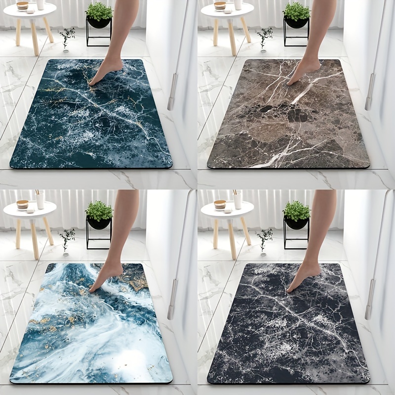 Diatomaceous Mud Floor Mat, Anti Slip And Dirt Resistant Entry Corridor Mat,  Household Bedroom Bathroom Door Mat, Room Decor - Temu