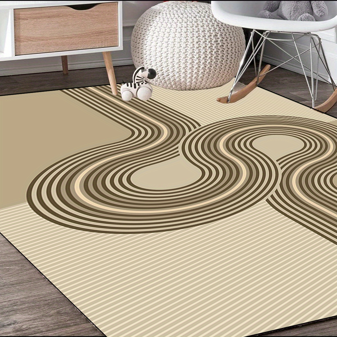 Imitation Cashmere Rugs Living Room Rugs: Soft Bedroom Rugs Without Shed  Washable Farmhouse Geometric Pattern Plaid Circle Rugs For Kitchen Dining  Home Office Table Under Floor - Temu