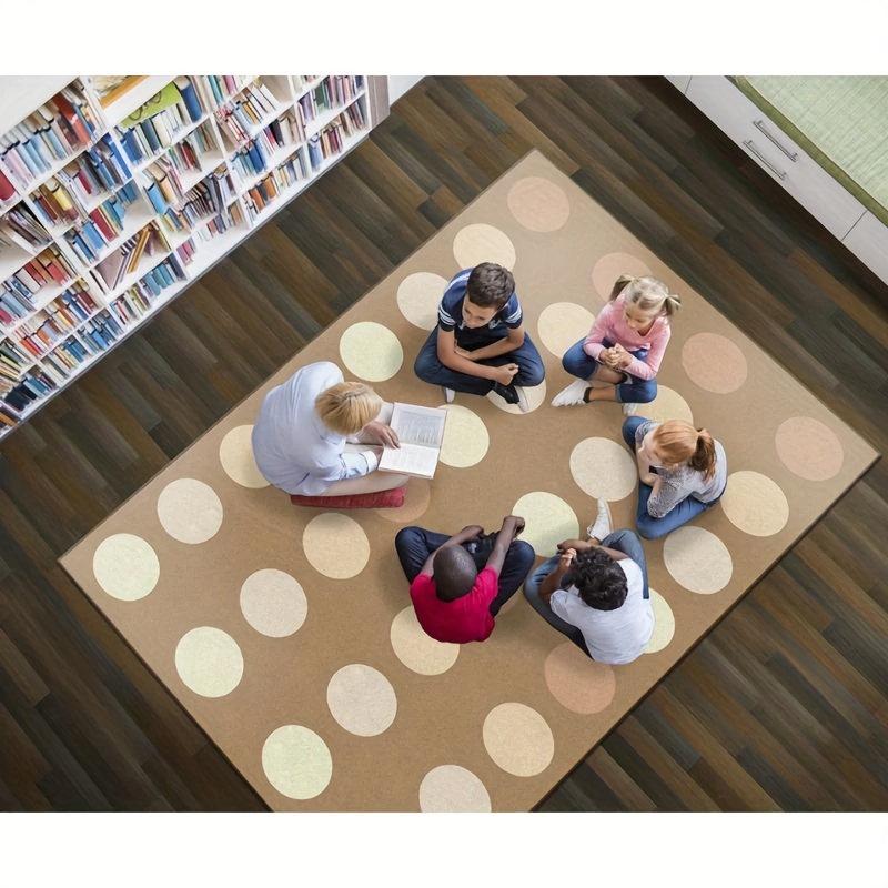 Carpet Floor Dot Markers Teacher Classroom Sitting Carpet - Temu