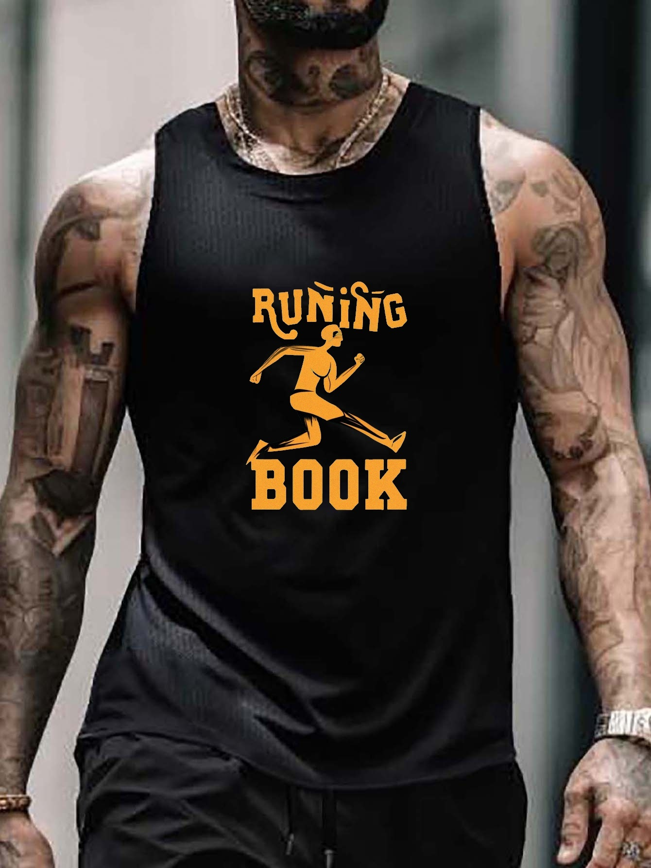 Camiseta sin mangas para hombre con tirantes de gimnasio y espalda en Y,  chaleco de algodón atlético