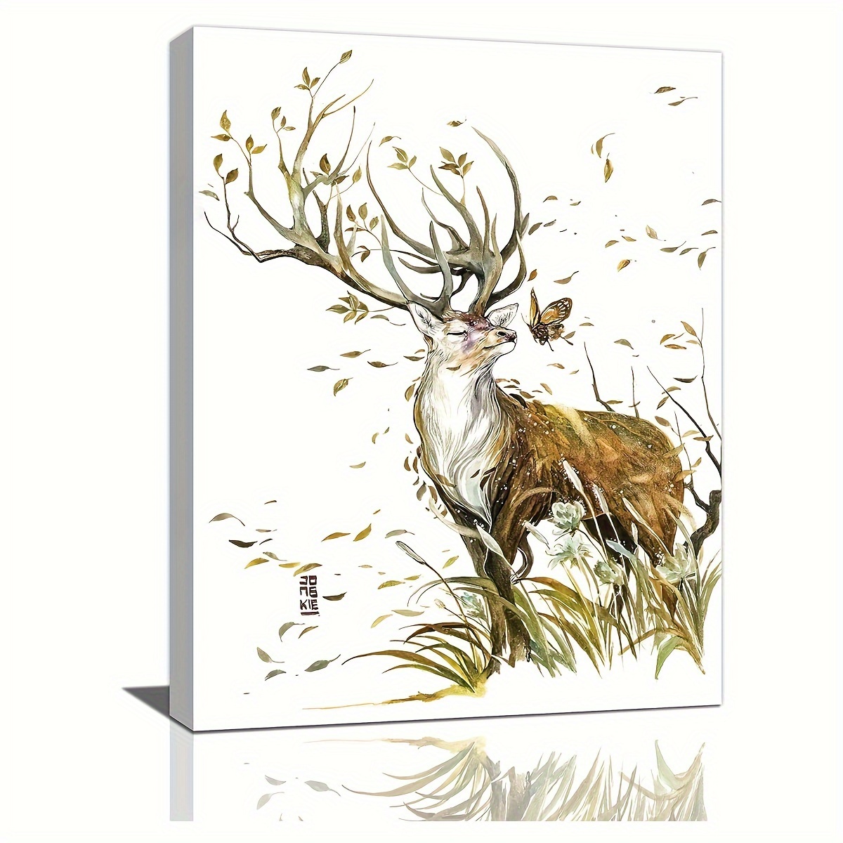 Wonderland Flowers Sika Deer 5d New Diamond Painting Mosaic - Temu