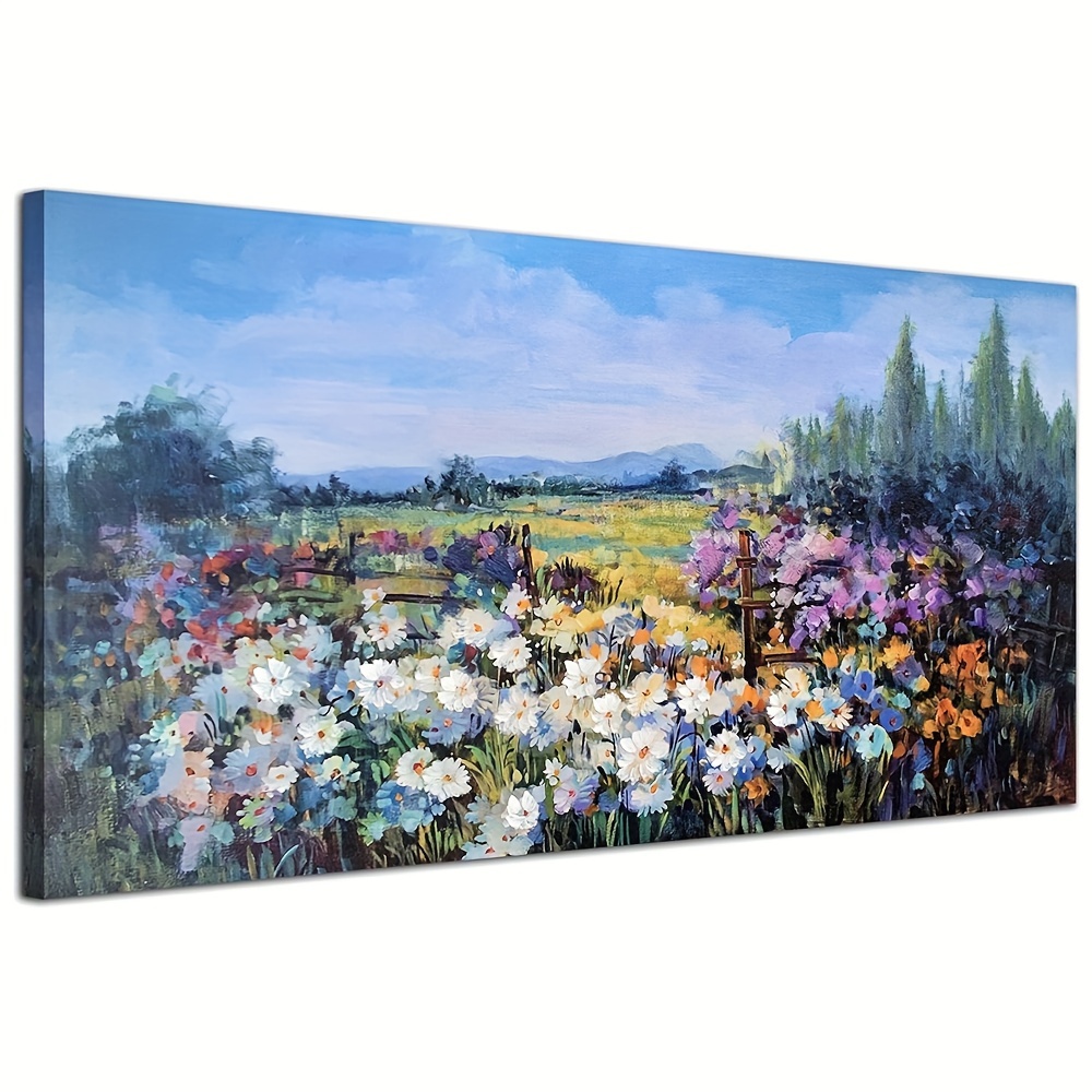 Simple Floral Canvas Painting