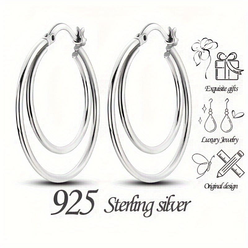 Sterling silver hoop sales earrings canada