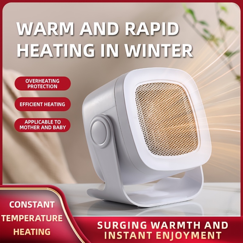 200W Portable Mini Electric Heater Fan Winter Air Warmer Silent Desk Home  Office