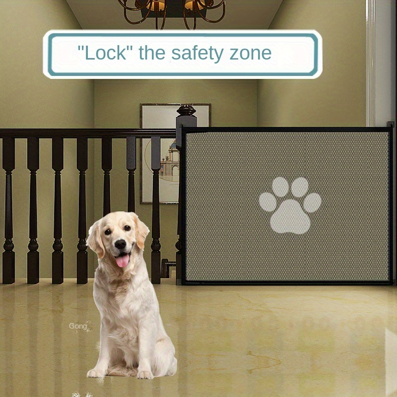  Puerta para perros para escaleras Puertas para mascotas para la  casa: Puerta de malla para perros para puertas, escaleras, seguridad  interior 29 pulgadas de alto, 38 pulgadas de ancho : Productos