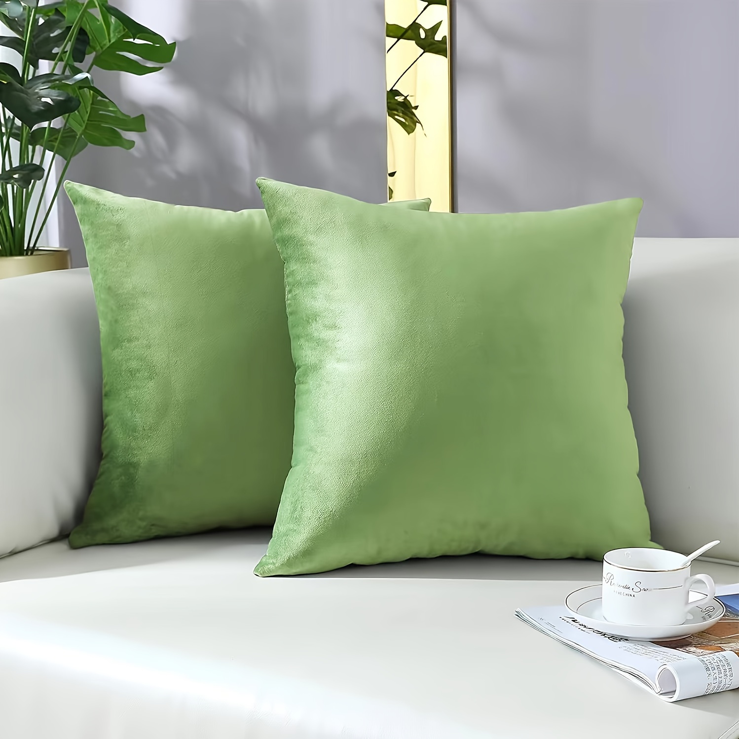 Green Throw Pillows Canada - Temu