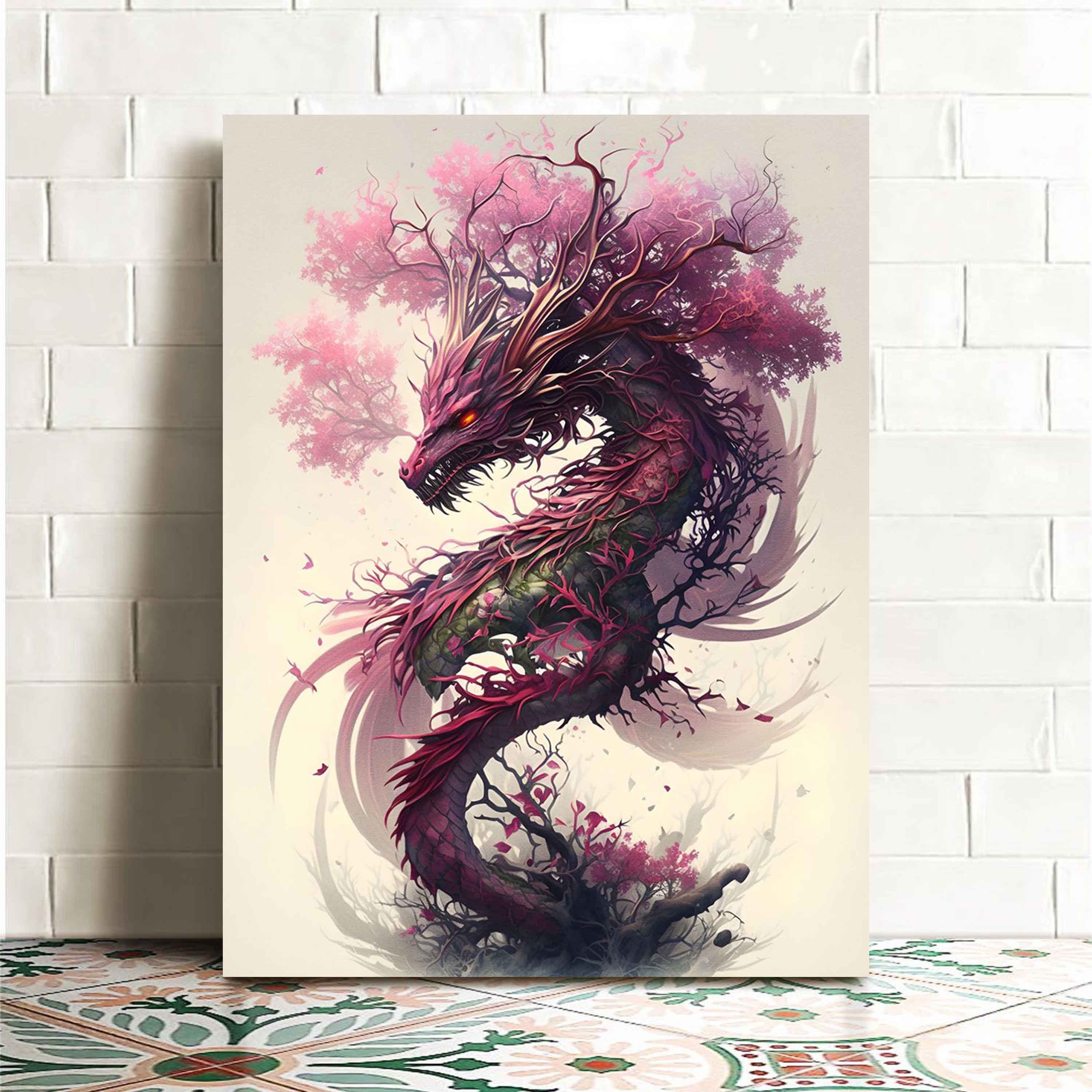 Flannel Chinese Dragon Diamond Painting For Adults DIY 5D Full Diamond Arts  Paint By Number Kits Mosaic Art Picture Of Rhinestones Home Decor