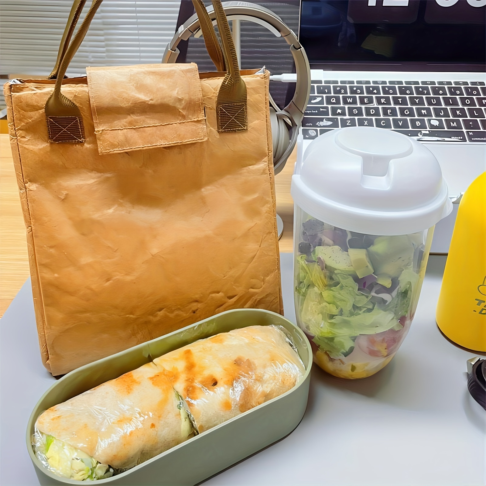  Habysedu Keep Fit Salad Meal Shaker Cup,Travel Cup