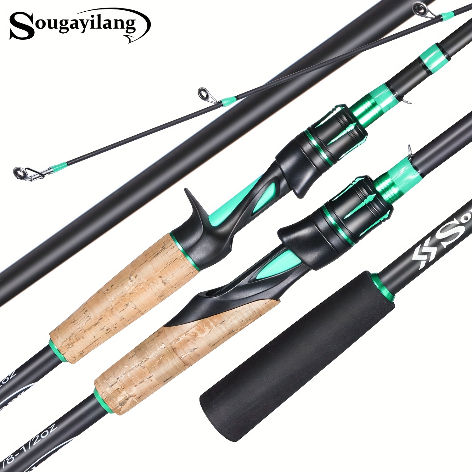 Sougayilang 1.8m 2.1m 0.8-5g Lure Weight Fishing Rods Lightweight Sensitive  Trout Rods Crappie Rod Spinning Casting Fishing Rod