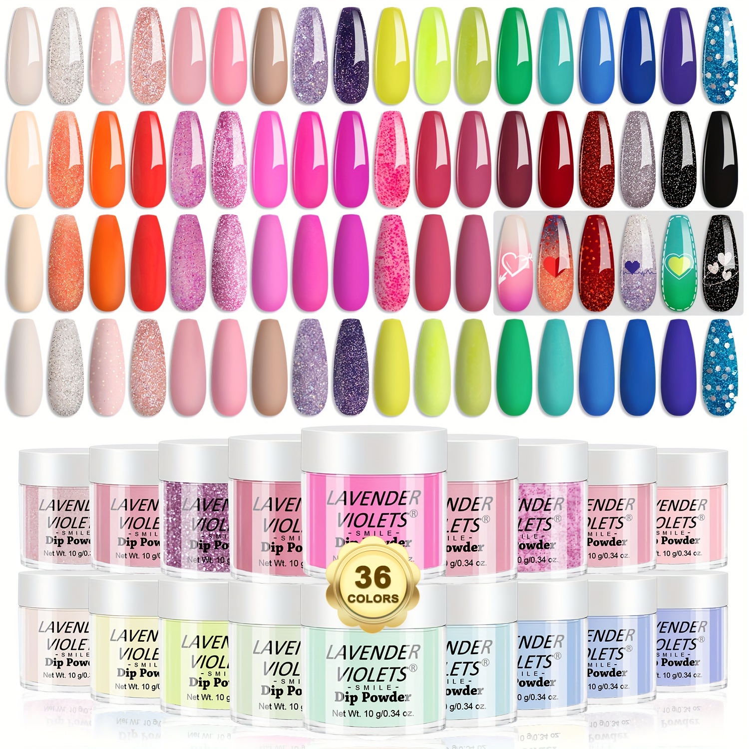 Amazing Color Change Effect Powder Nail Dipping Set Acrylic Color