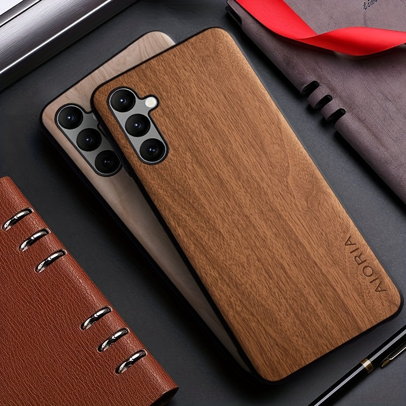 Bamboo Wood Pattern Faux Leather Case Google Pixel 8 Pro - Temu