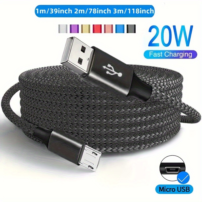 iPhone Charger 20FT/6M [Apple MFi Certified] Lightning Cable Extra Long  iPhone Charging Cord Nylon Braided Fast Apple Charger Cable 2.4A for iPhone  12