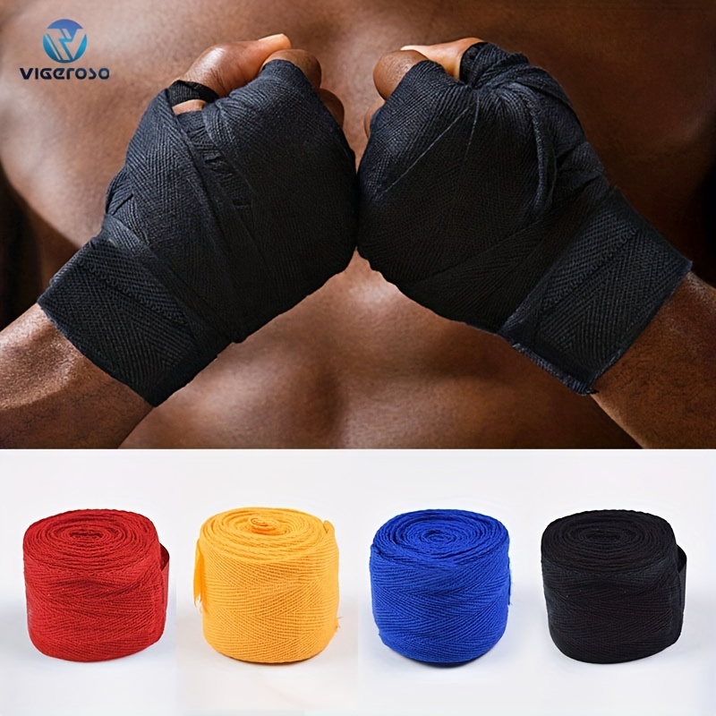 cotton muay thai Elastic bandage Boxing Sanda fight Bodybuilding tape  Fitness straps bandage wrist