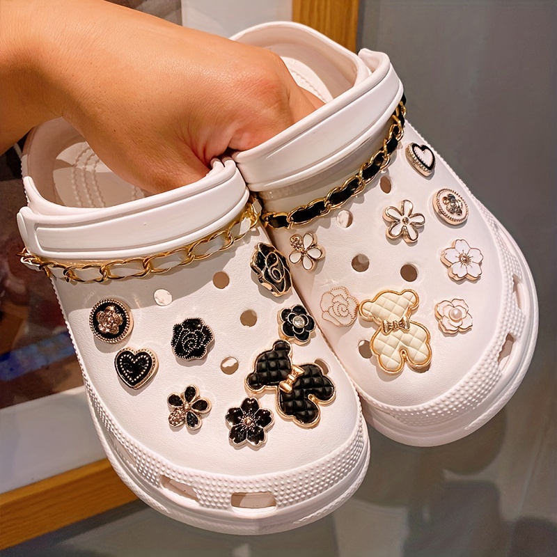 Shoe Charms for Crocs DIY Cute 3D Bear Chain Detachable Decoration