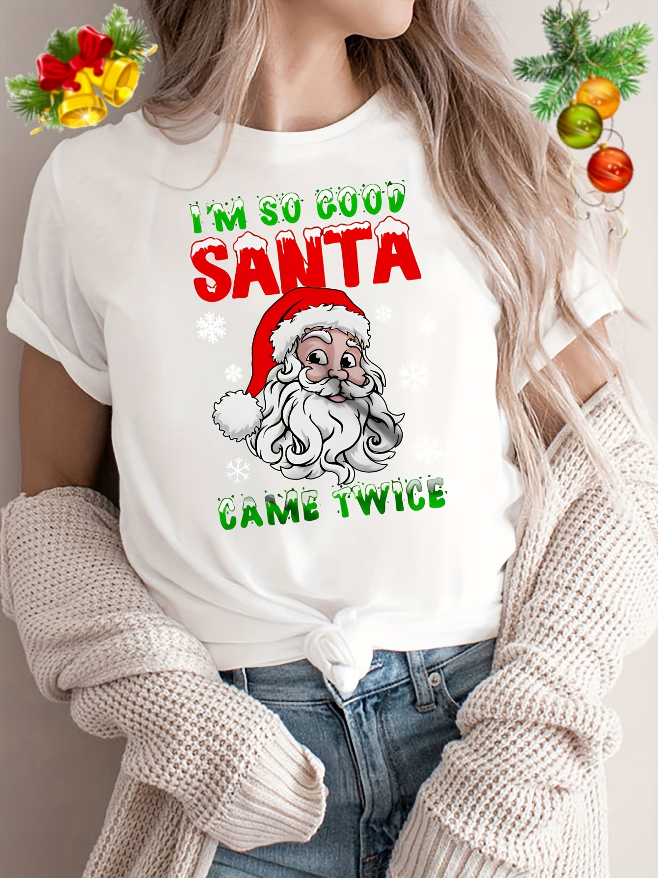 Chaqueta Capucha Navideña Papá Noel Prendas Térmicas Manga - Temu