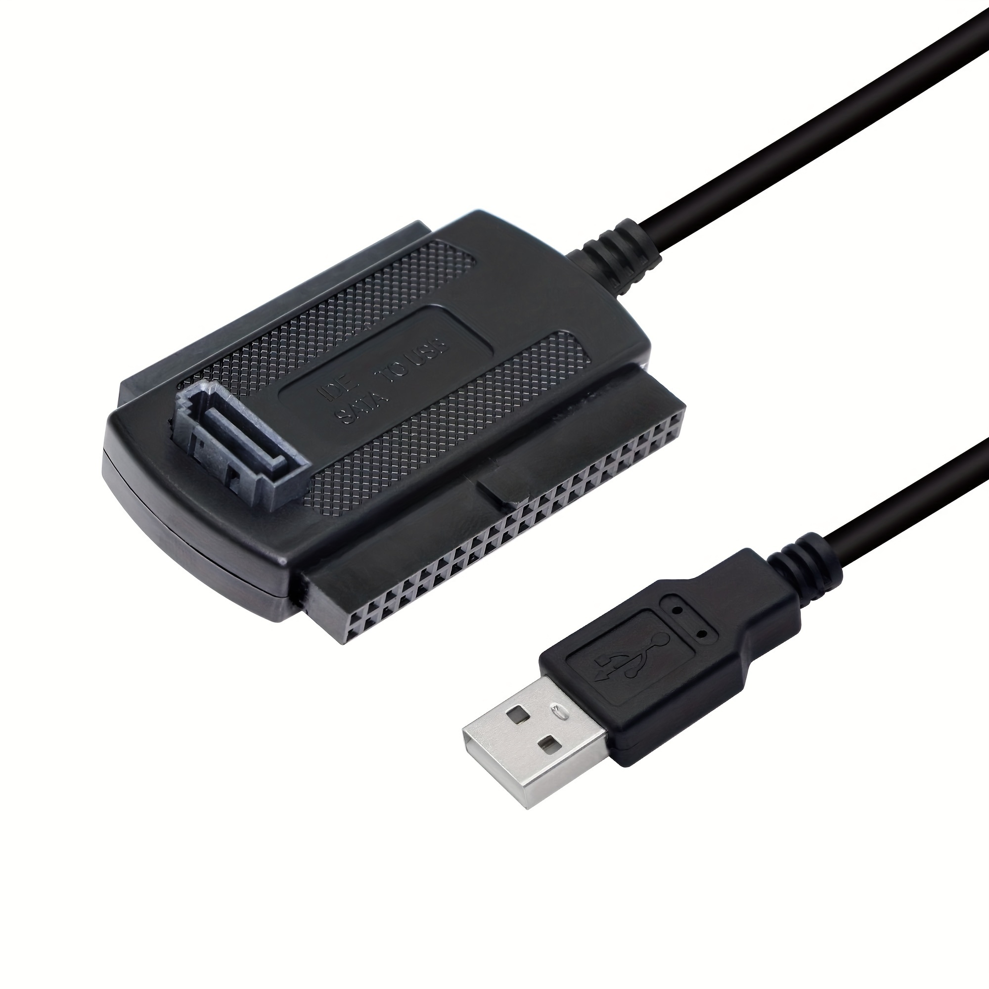 axGear Adaptateur secteur USB 2.0 vers IDE SATA pour disque dur  d'ordinateur portable DVD 