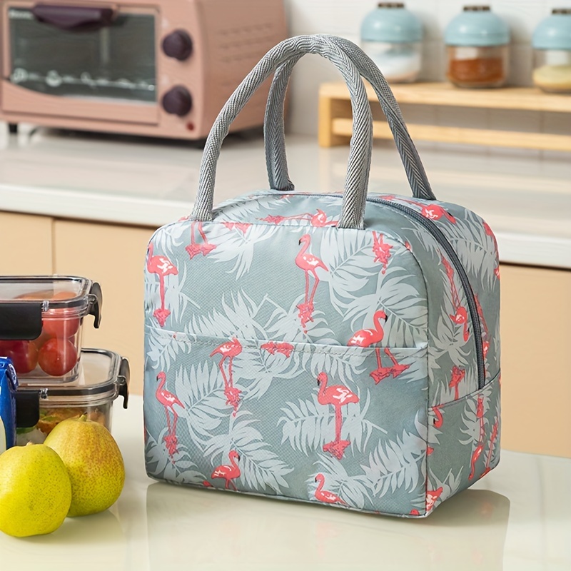 Satchel Insulated Lunch Box Lightweight Portable Lunch Storage Bag School Office Picnic Lunch Handbag