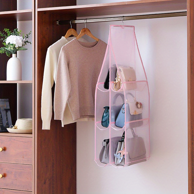 Hanging Purse Organizer For Closet 4 Layers Wardrobe Space - Temu