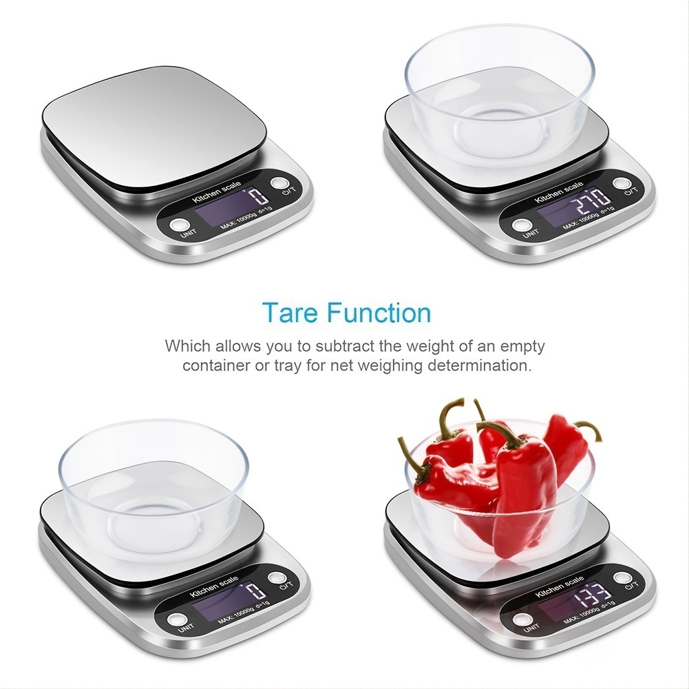 Digital Food Scale 10kg Smart Kitchen Scales With Nutrition Calculator App  Rechargeable Gram Scale For Weight Loss Baking Scales - Kitchen Scales -  AliExpress