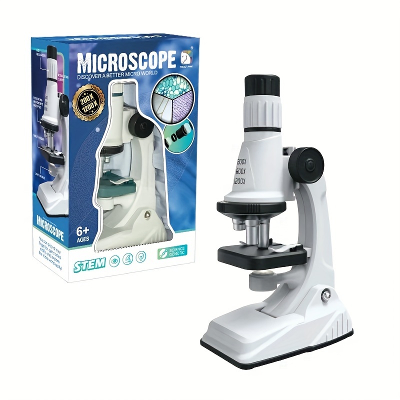Wonder Kids - Jouets scientifiques - Microscope rotatif 450x