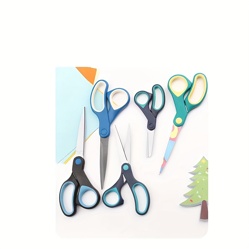 Kids School Scissors: Small Safety Scissors Pointed Tip, Soft Handle Right  Left Handed Use, Student Scissors For Craft, Classroom, Child, Toddler,  Assorted Colors - Temu